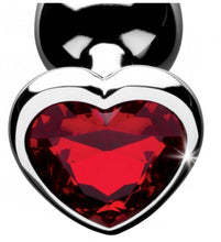 Load image into Gallery viewer, Booty Sparks Red Heart Gem Anal Plug - Medium
