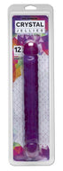 Crystal Jellies Jr Double Dong-Purple 12