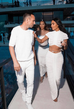 Load image into Gallery viewer, Fashion Bae Stripe Knit Two Piece Skirt Set
