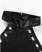 Load image into Gallery viewer, Tourtiwi Patent Leather One-Piece Lingerie
