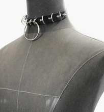 Load image into Gallery viewer, Tourtiwi Punk Sexy Rivets Adjustable Choker
