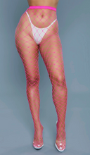Load image into Gallery viewer, BeWicked Dont Back Down Fishnet Hose
