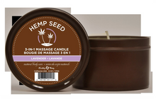 Load image into Gallery viewer, Earthly Body Hemp Seed 3-in-1 Candle - multiple fragrances
