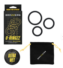 Load image into Gallery viewer, Metro Brazzers O-Ringzz 3pc Silicone Ring Set
