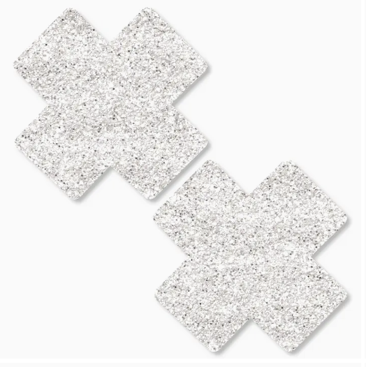 Niptees Sparkly X Cross Nipple Cover Pasties