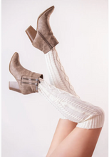 Load image into Gallery viewer, Kixies Over the Knee Knit Sweater Socks
