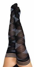 Load image into Gallery viewer, Kixies Kimmie - Black Argyle
