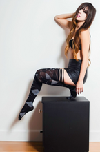 Load image into Gallery viewer, Kixies Kimmie - Black Argyle
